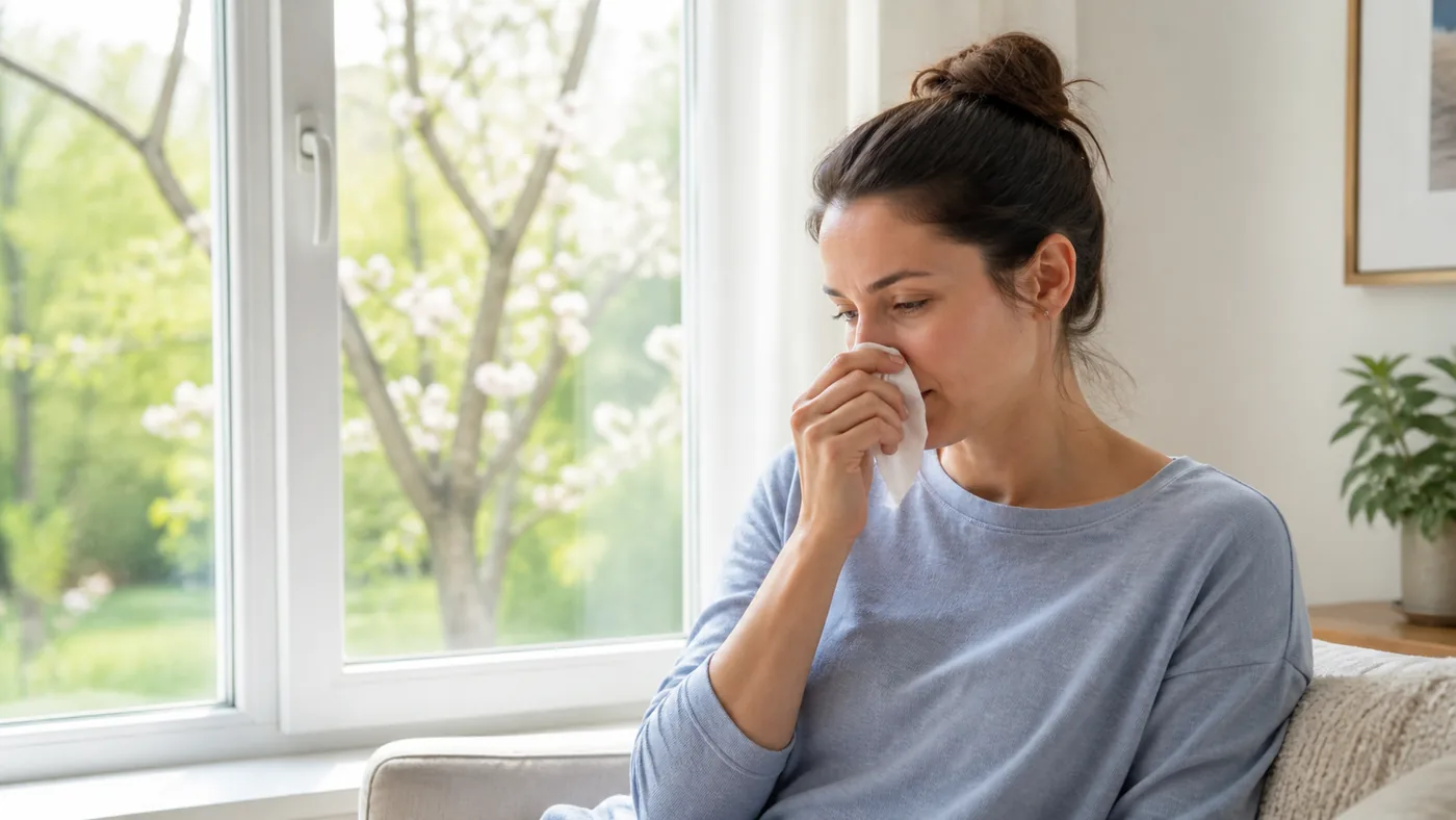 Când polenul aduce strănut și nas înfundat: măsuri utile și Allerfix