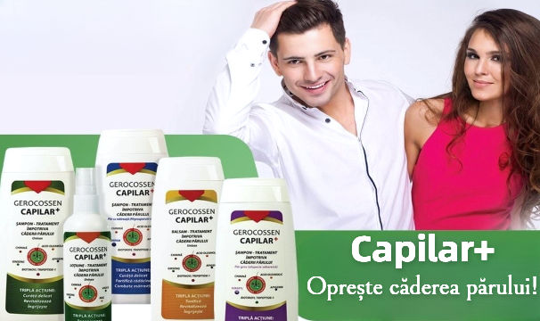 Gerocossen Capilar+ - O rutină sănătoasă împotriva căderii părului!