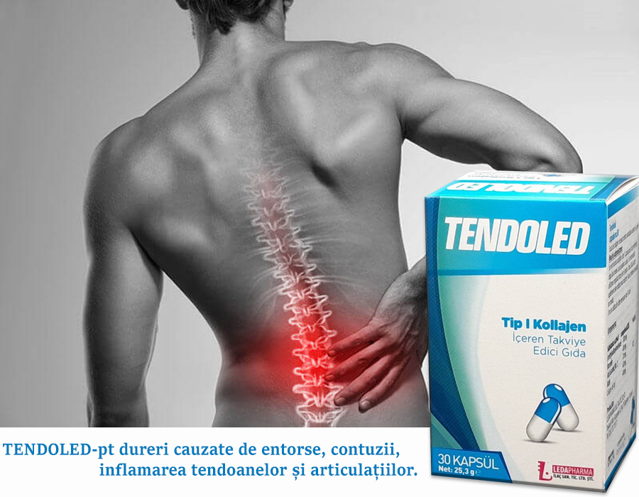 Tendoled- pentru ameliorarea durerii, reducerea inflamației și accelerarea recuperării.